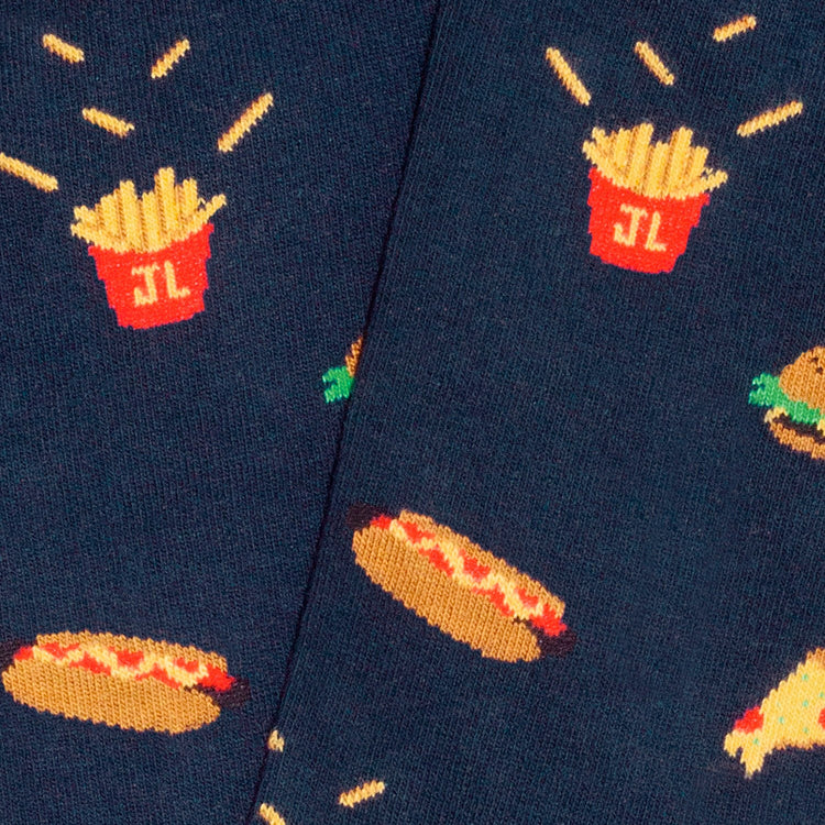 Calcetines caña alta Fast Food