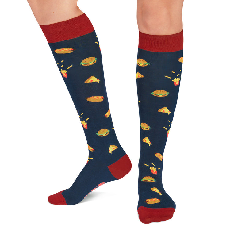 Calcetines caña alta Fast Food