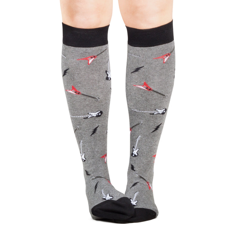 Calcetines caña alta Rock